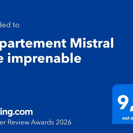 Le Mistral - Vue Imprenable Sur La Cité Médiévale *